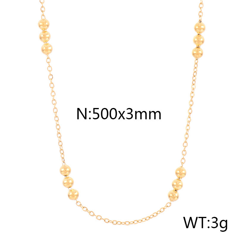 3:Gold necklace KN232157-Z