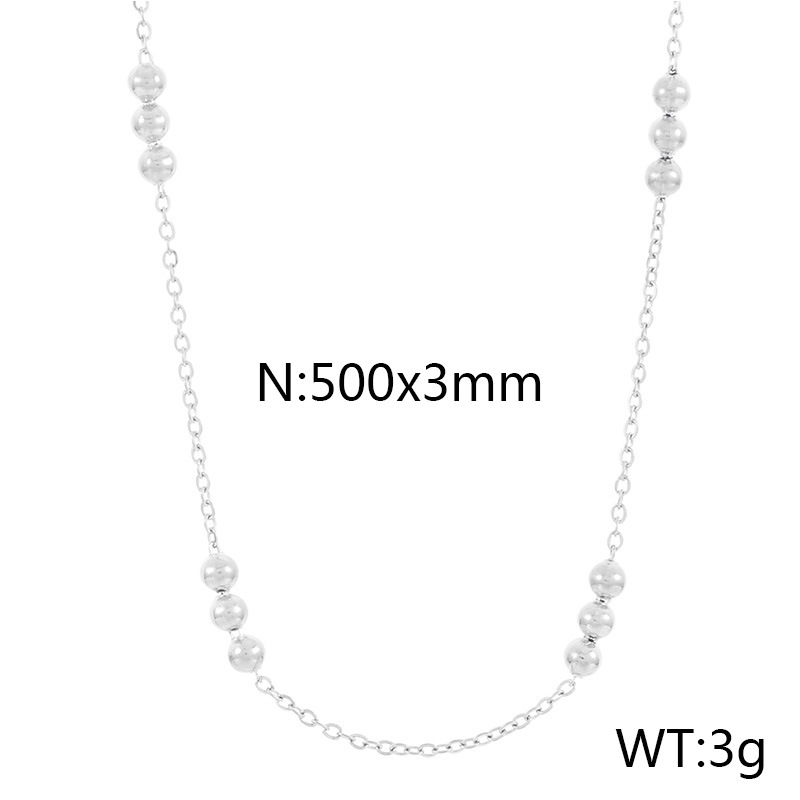 4:Steel Necklace KN232164-Z