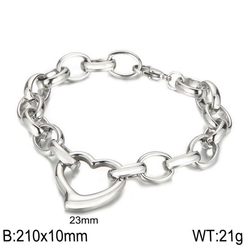 2:Steel bracelet 21cm=kb 186198 -z