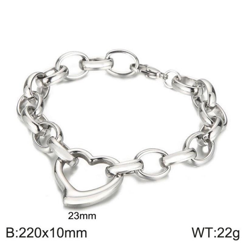 3:Steel bracelet 22cm=kb1862222-z