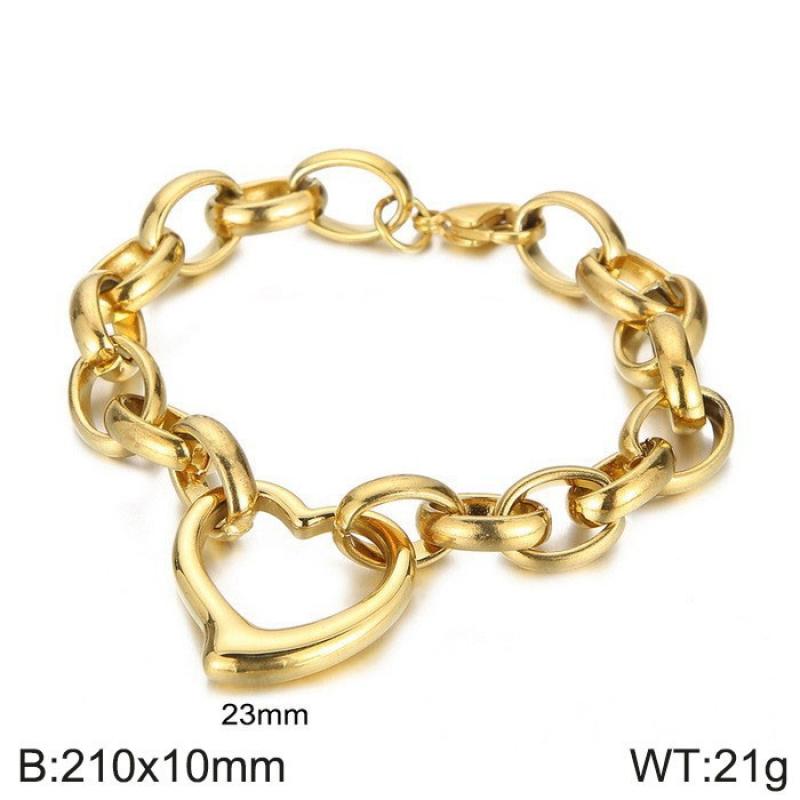 4:Gold bracelet 21cm=kb1862223-z