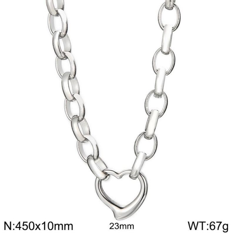 9:Steel color necklace 45cm=kn230899-z