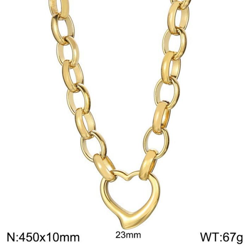 12:Gold necklace 45cm=kn230900-z