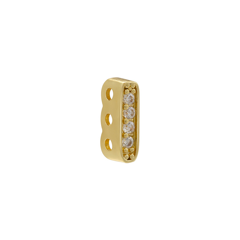 1:Vk265 gold three-hole beads