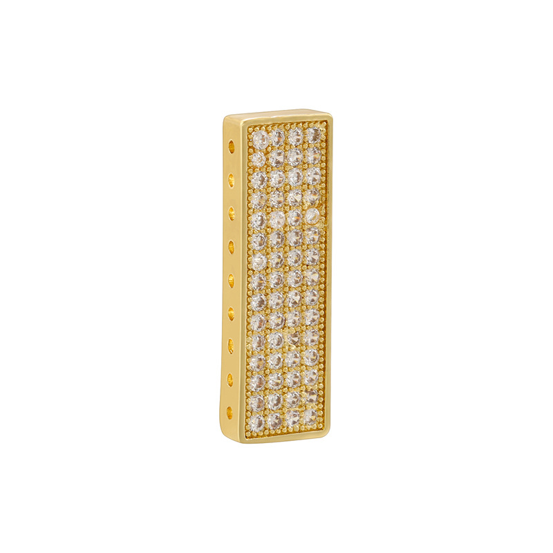 5:Vk267 gold multi-row zirconium beads