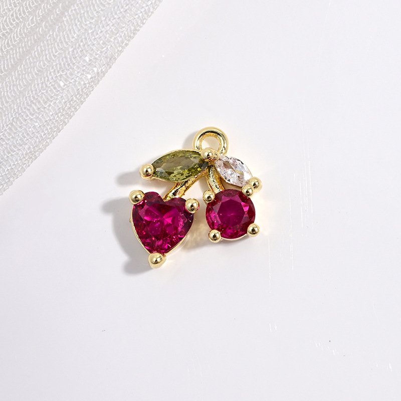 7:Vd1657 golden rose diamond love cherry