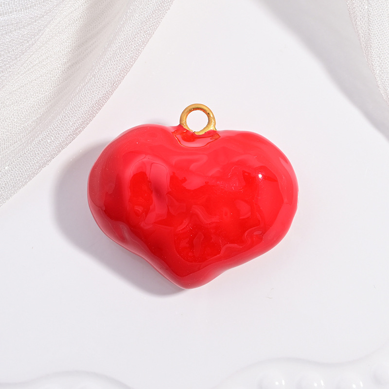 22:Vd1665 golden red oil dripping heart