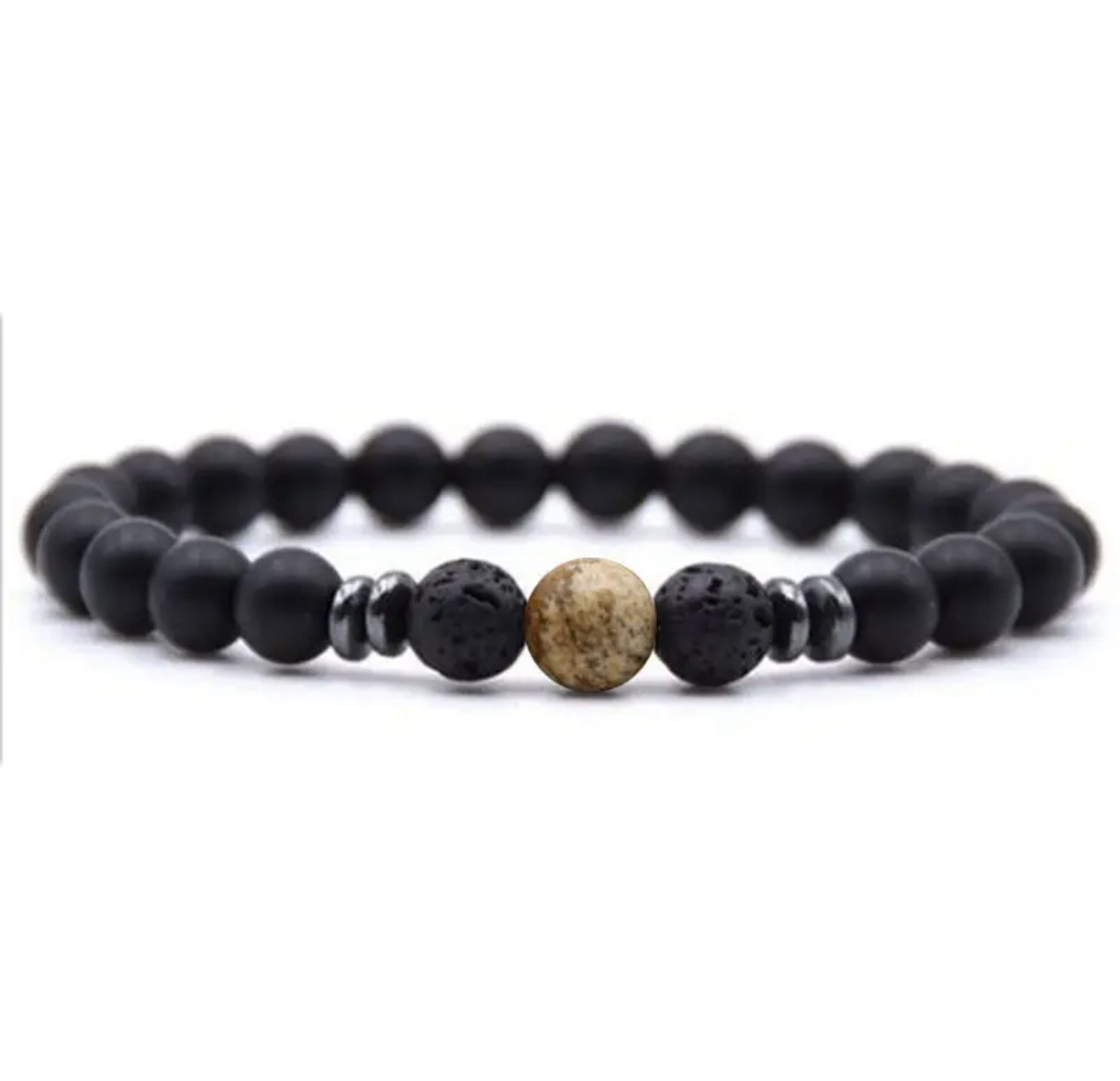 Frosted stone   8mm picture stone