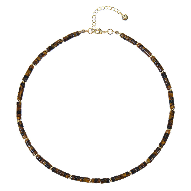 2:Tiger eye stone necklace