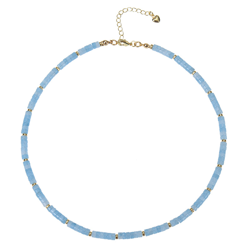 4:Aquamarine necklace