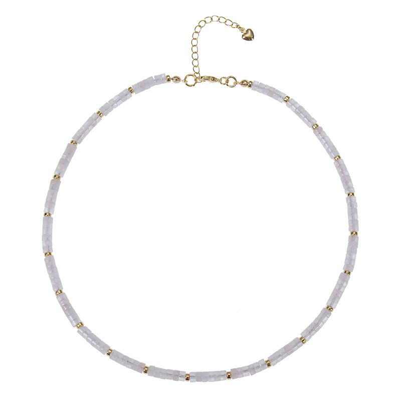 7:White jade necklace