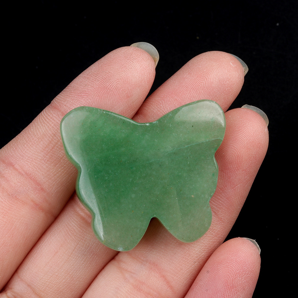 Green aventurine (30 * 35mm without holes)