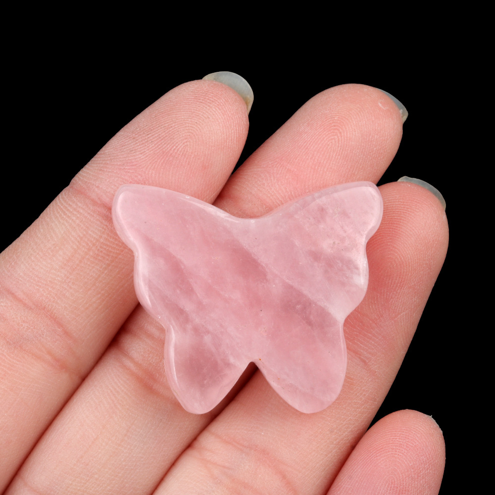 7:Pink crystal (30 * 35mm without holes)