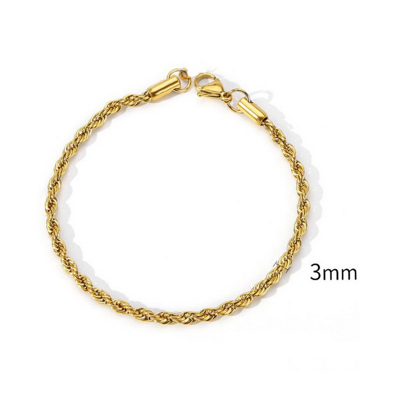 Gold 3mm 18cm