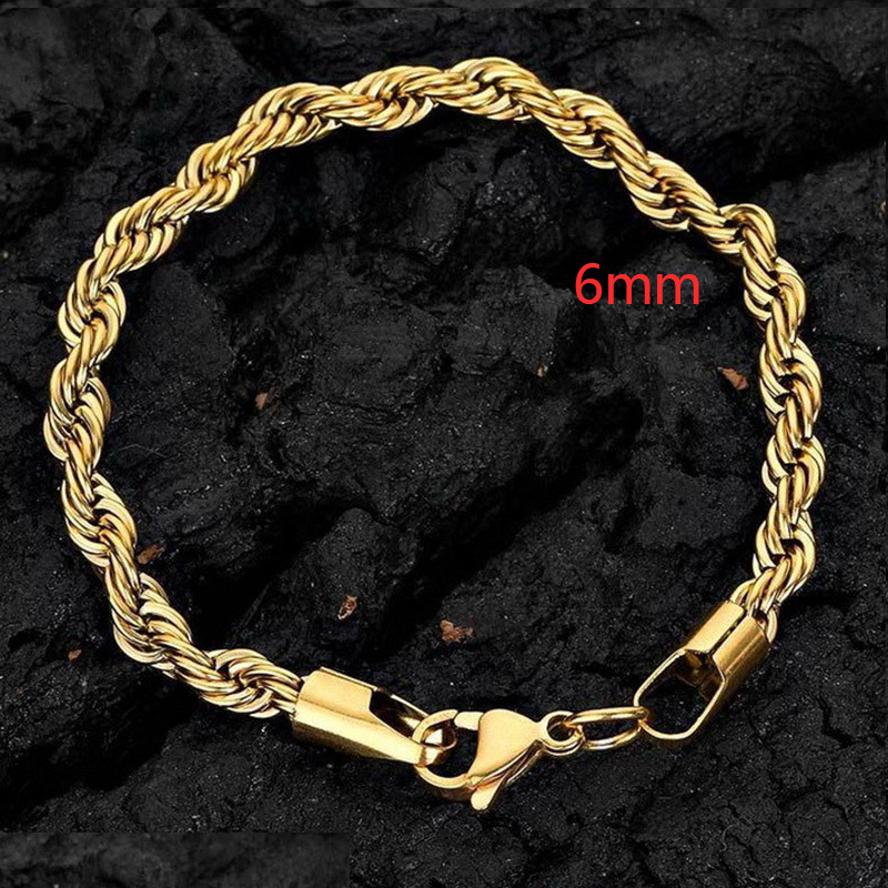 Gold 6mm 18cm