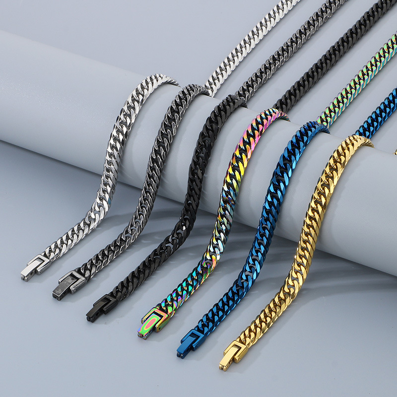 8mm66cm necklace Black