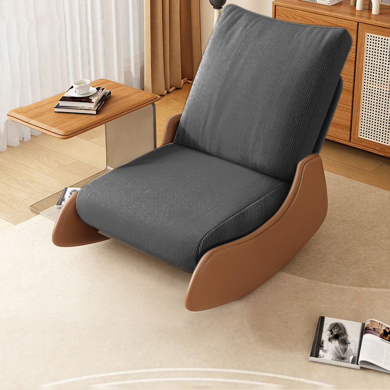 [brown cat scratching skinDetachable and washable Multi-level adjustable backrest] dark gray corduroy