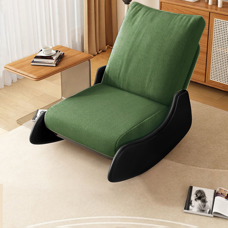 [black cat scratching skin Detachable and washable Multi-level adjustable backrest] dark green corduroy