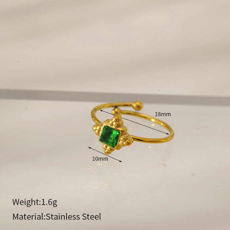 1:Green glass gold