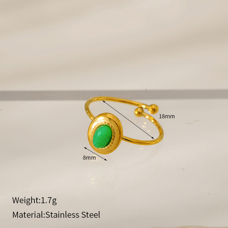 3:Green stone gold