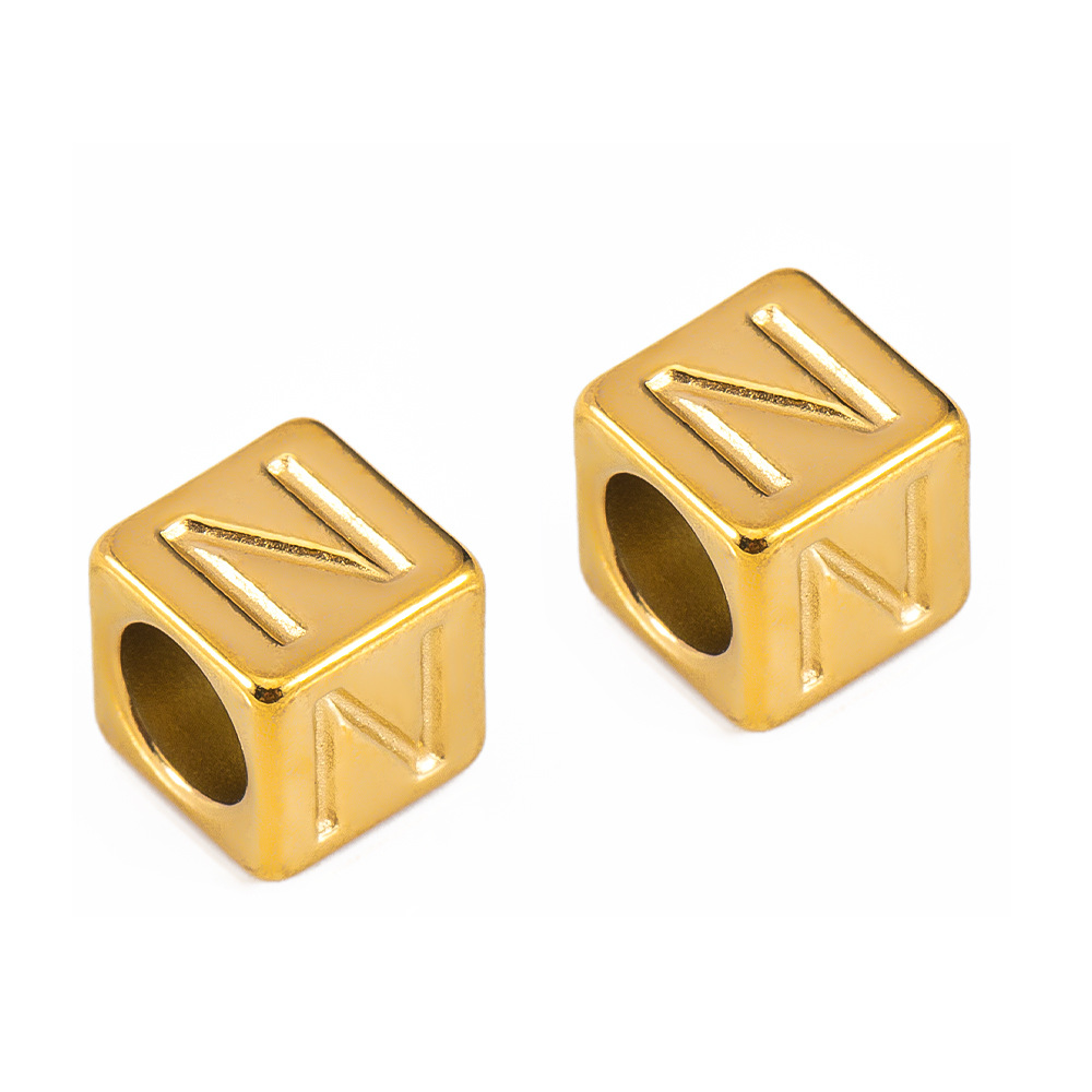 Gold-letter n