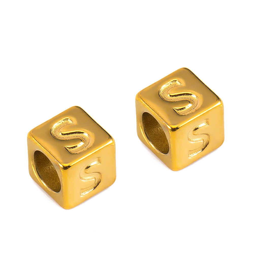 Gold-letter s