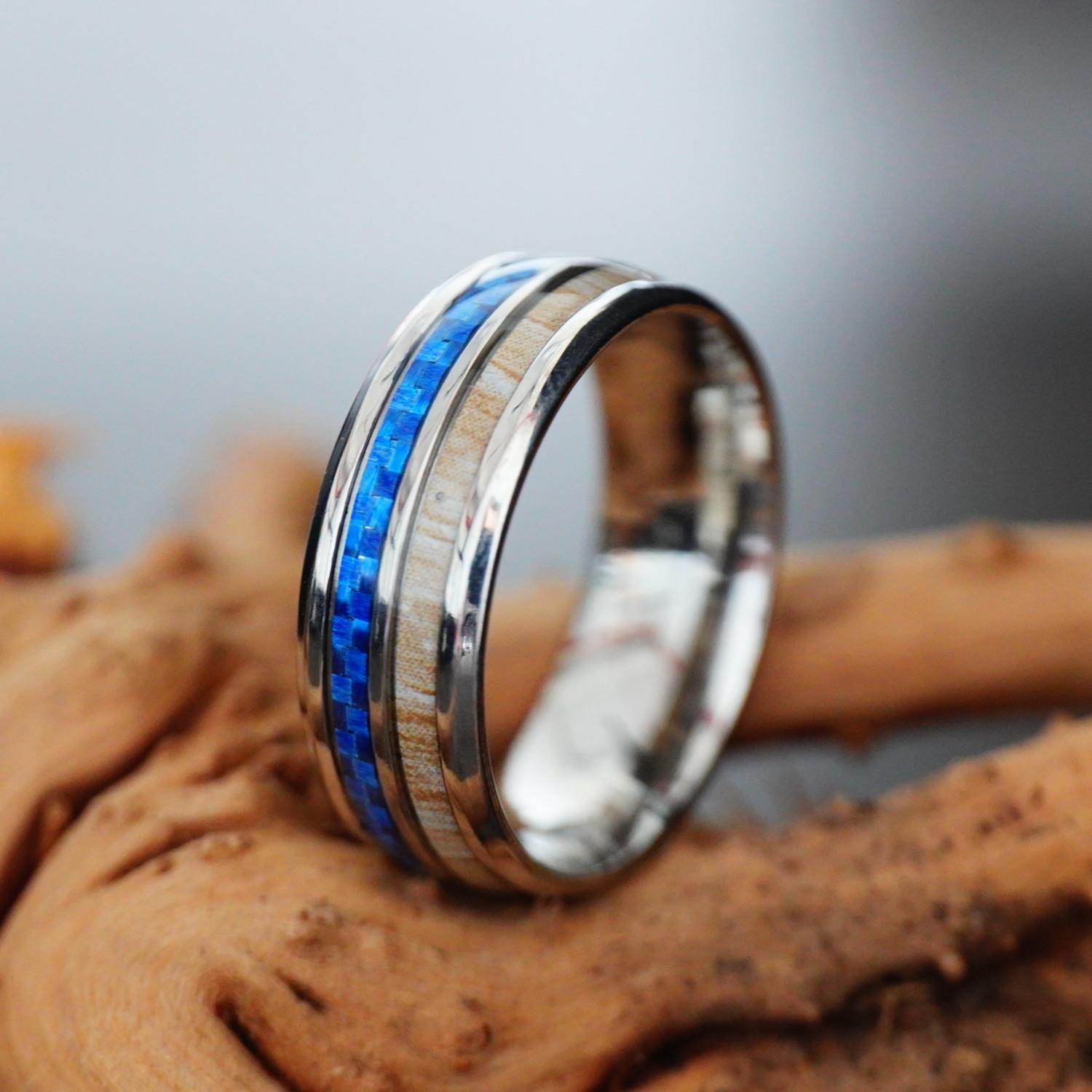 Steel color (light wood grain   blue carbon fiber)