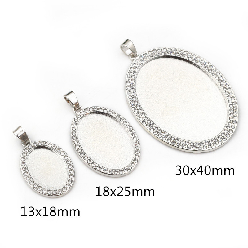 Platinum color inner diameter:13x18mm