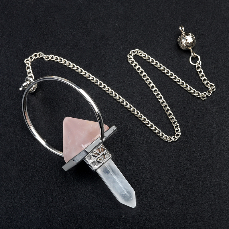 7:Pink crystal + white crystal