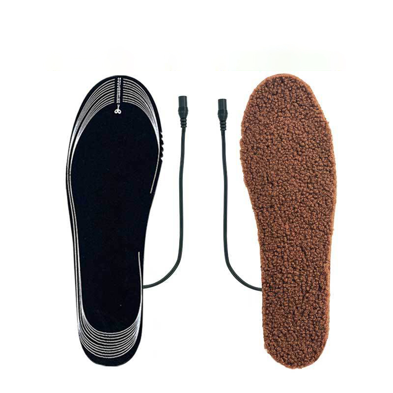 35-44 wool velvet cuttable heated insole