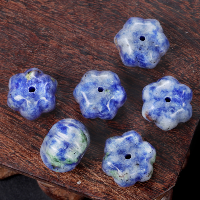 6:Blue Dot Jade (single piece)