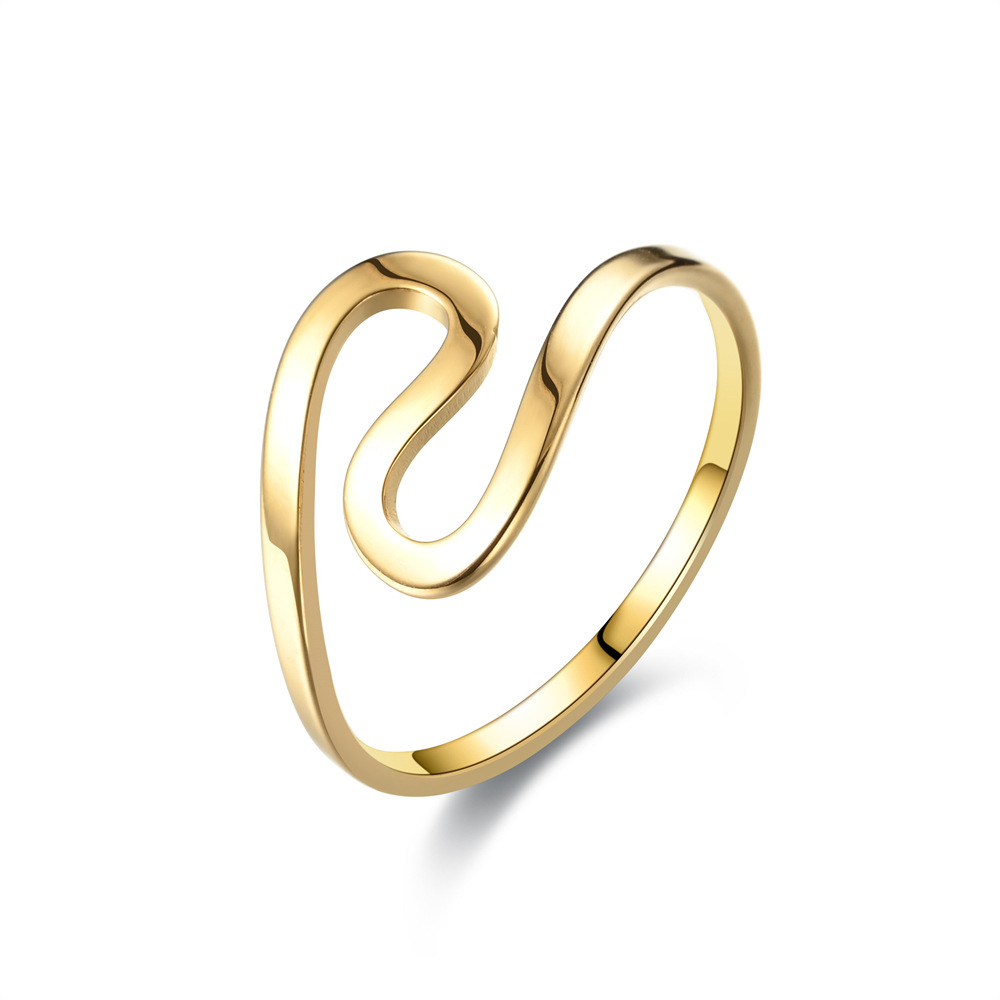 2:s curved soft ring gold