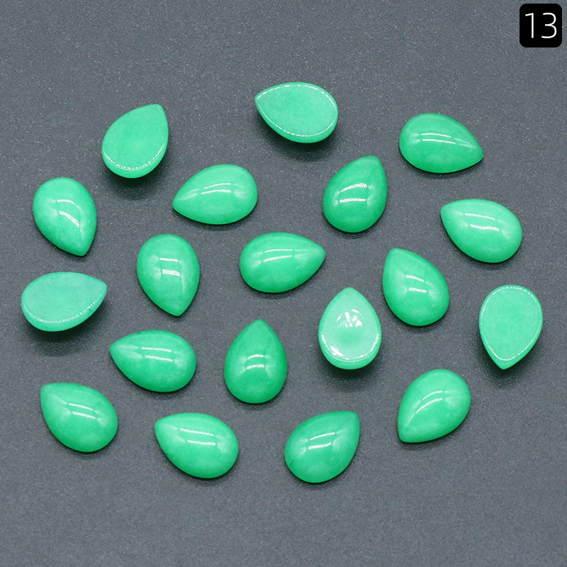 10x 14mm Malay Jade (in color) (single)