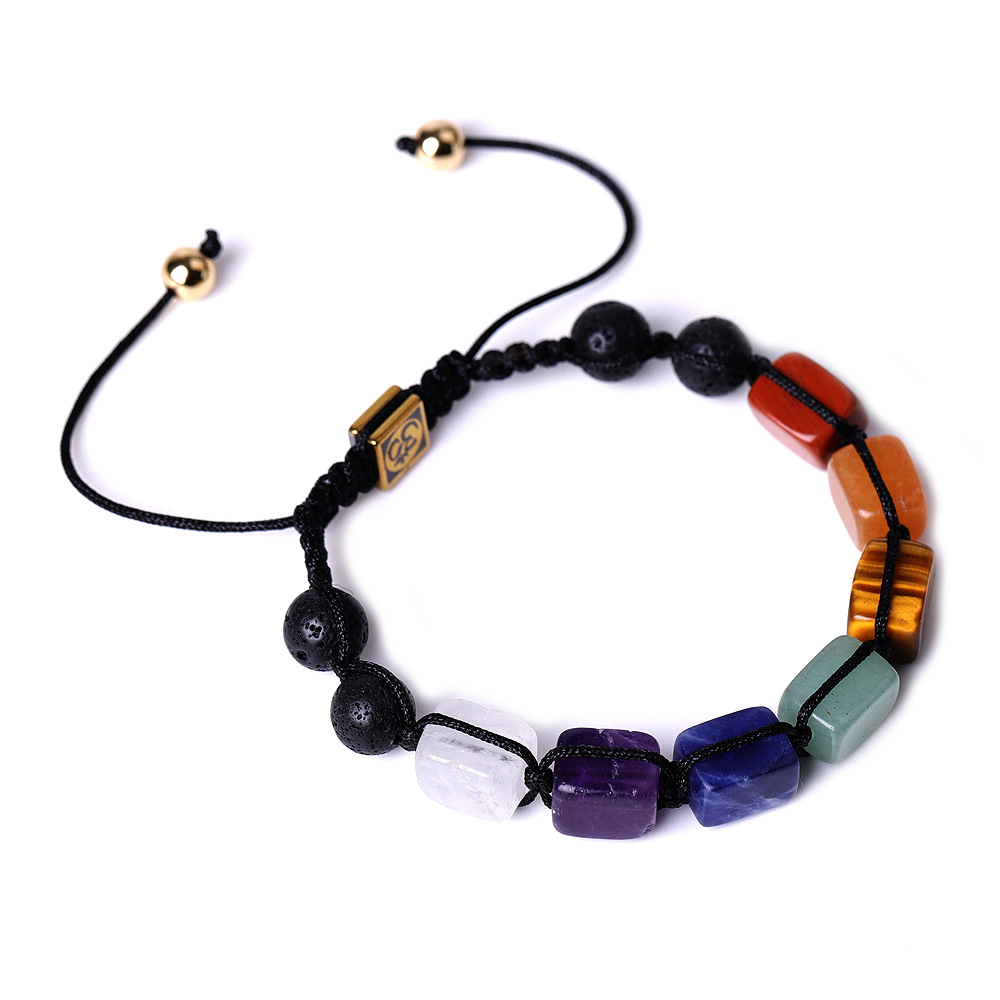 SL336A09 colorful woven bracelet OM style