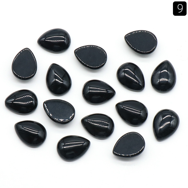 9:12X16mm black agate (single)