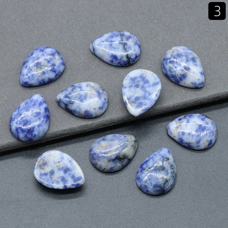 3:15x 20mm blue dot Jade (single)