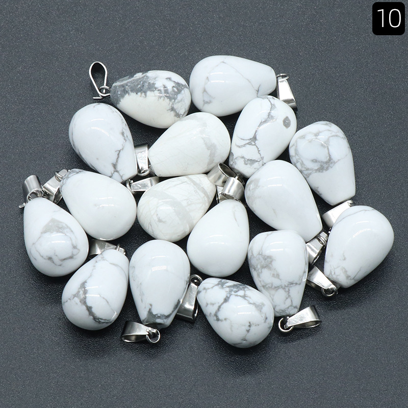 20mm white turquoise (single piece)