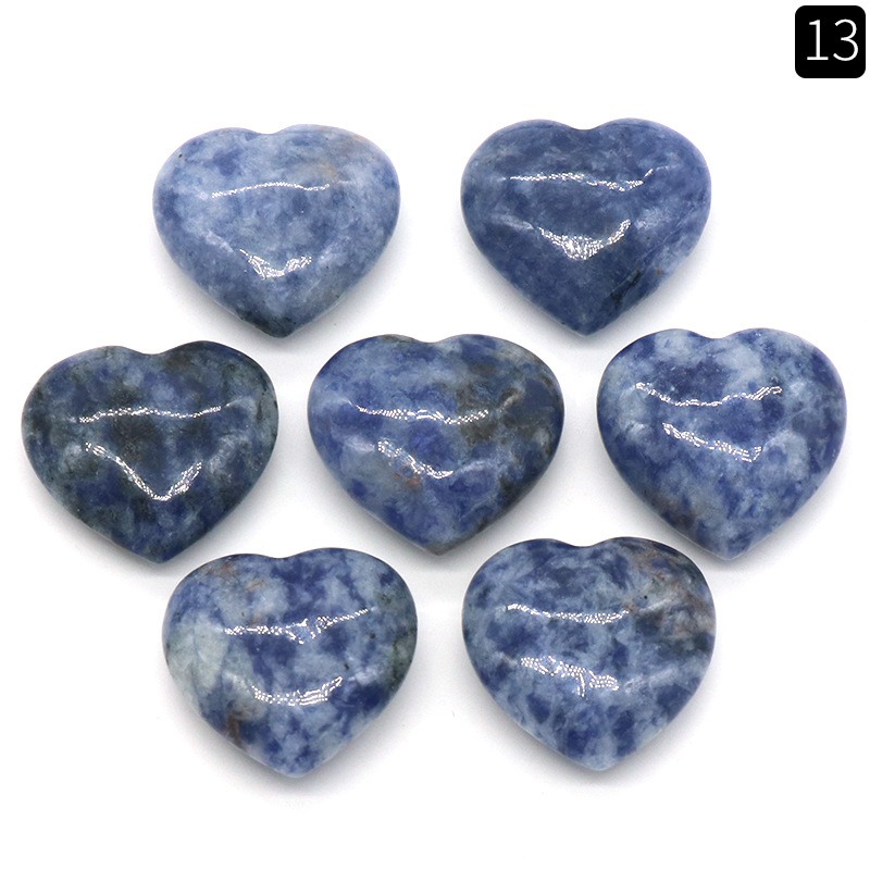 20mm blue dot Jade (single)