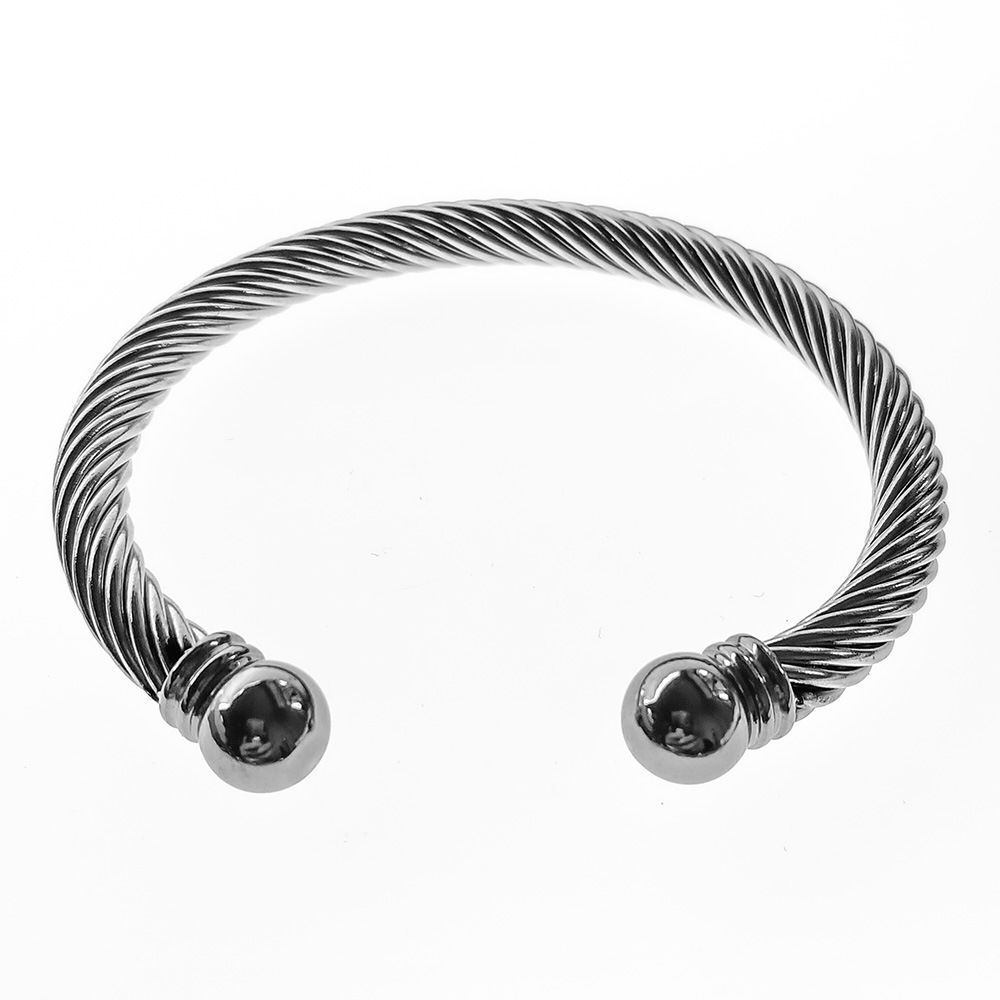 1:Steel wire rope bracelet-round head