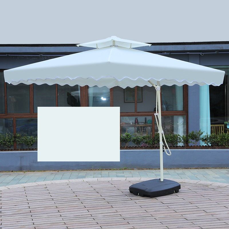 Bold sunshade and rainproof 2.5m square 4-bone-off-white