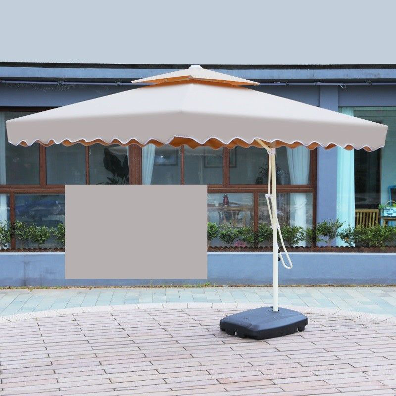 Bold sunshade and rainproof 2.5m square 8-bone-khaki
