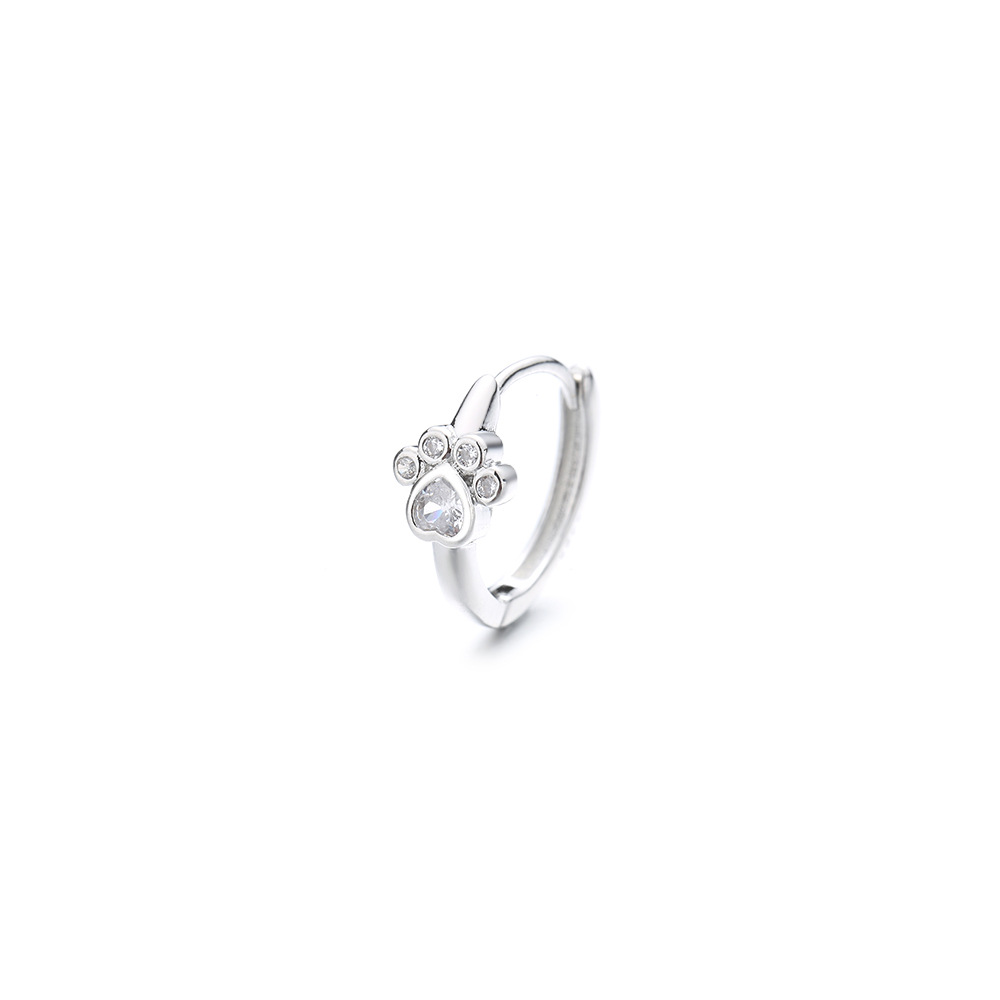 1:A cat claw ear Buckle (White Gold)