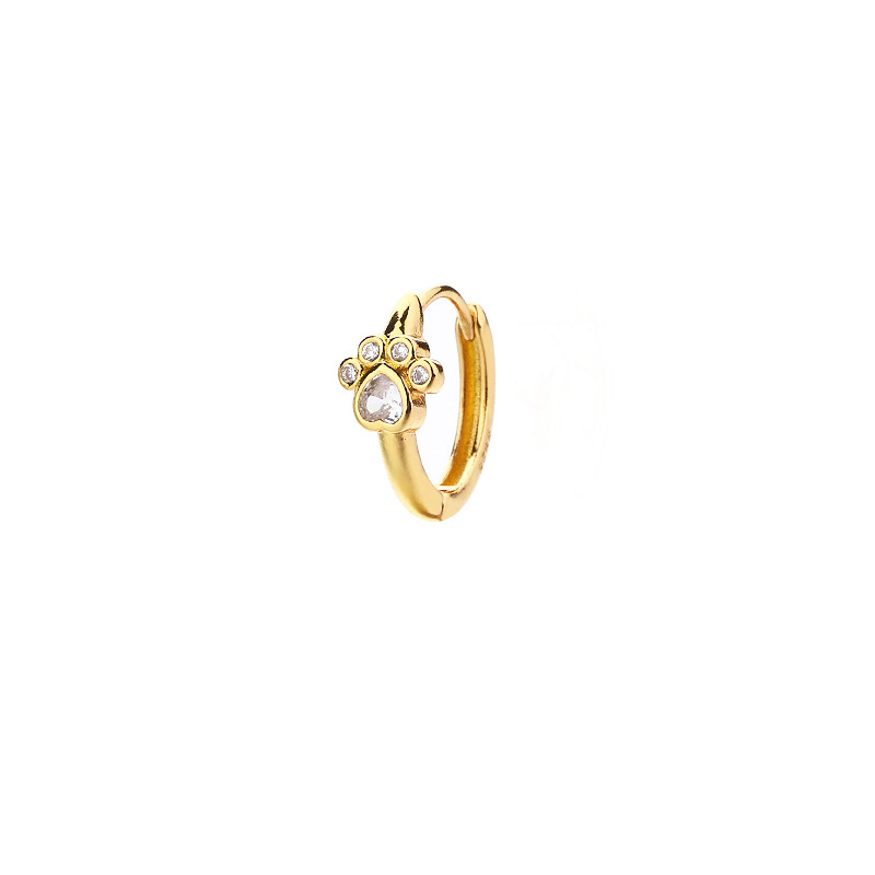 2:A cat claw ear Buckle (yellow gold)