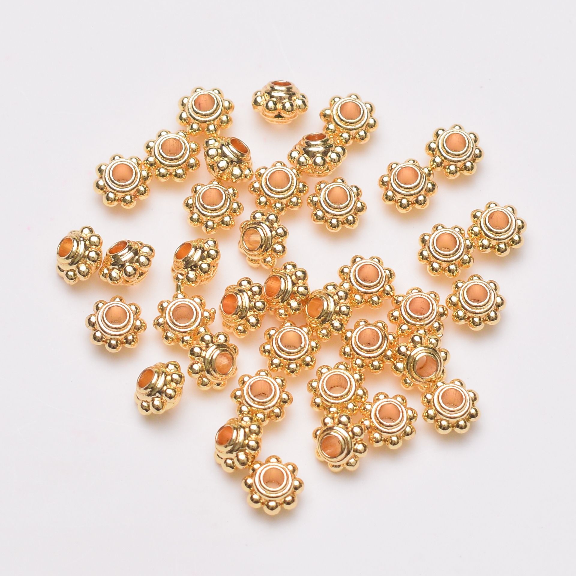 14k gold color 4mm