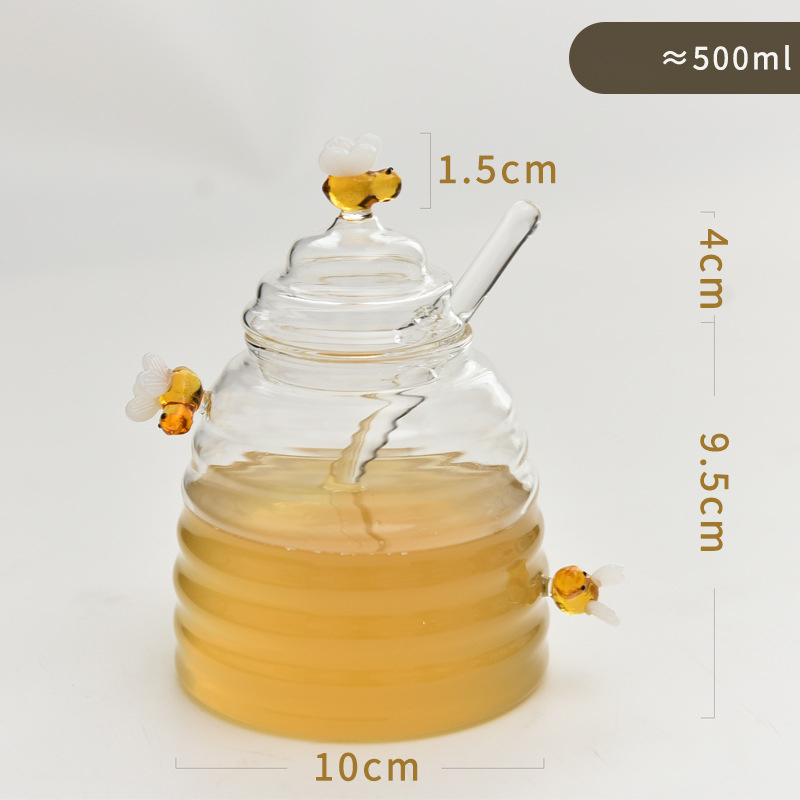 New large honey pot (three bees without lines) style one