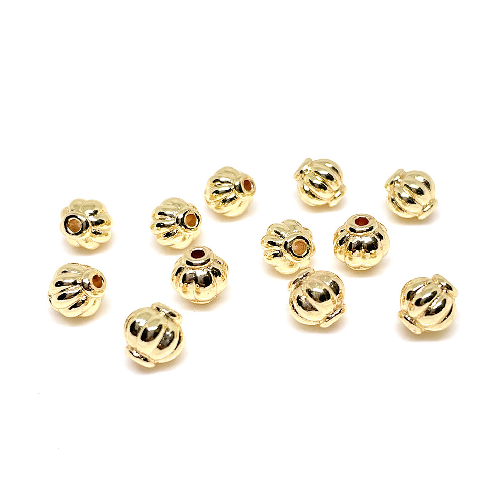 14K Gold color 4mm