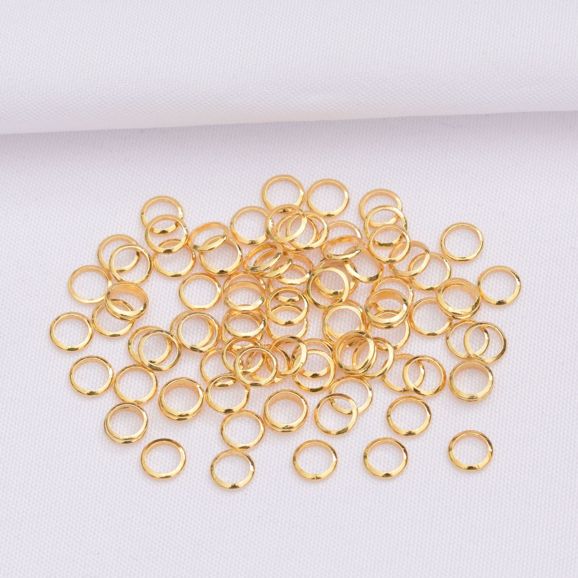 18k gold color 0.7X4mm