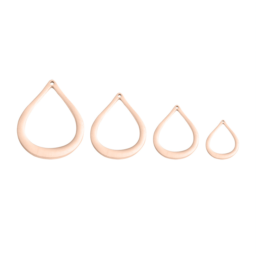 rose gold color 12x16mm