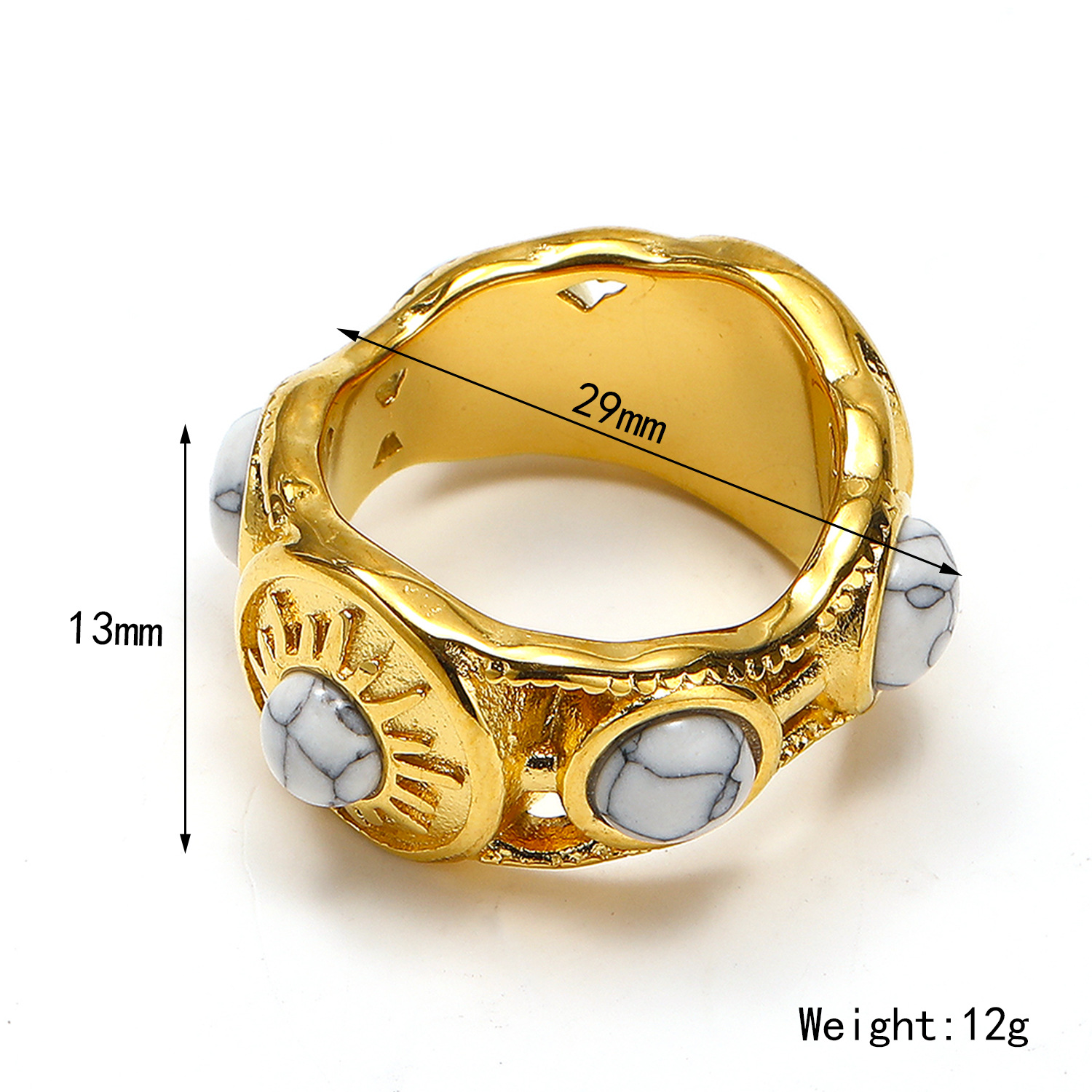 White turquoise US Size #6