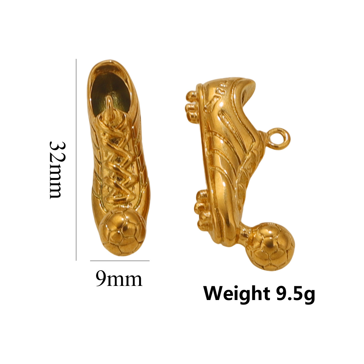 Sneakers pendant - Gold